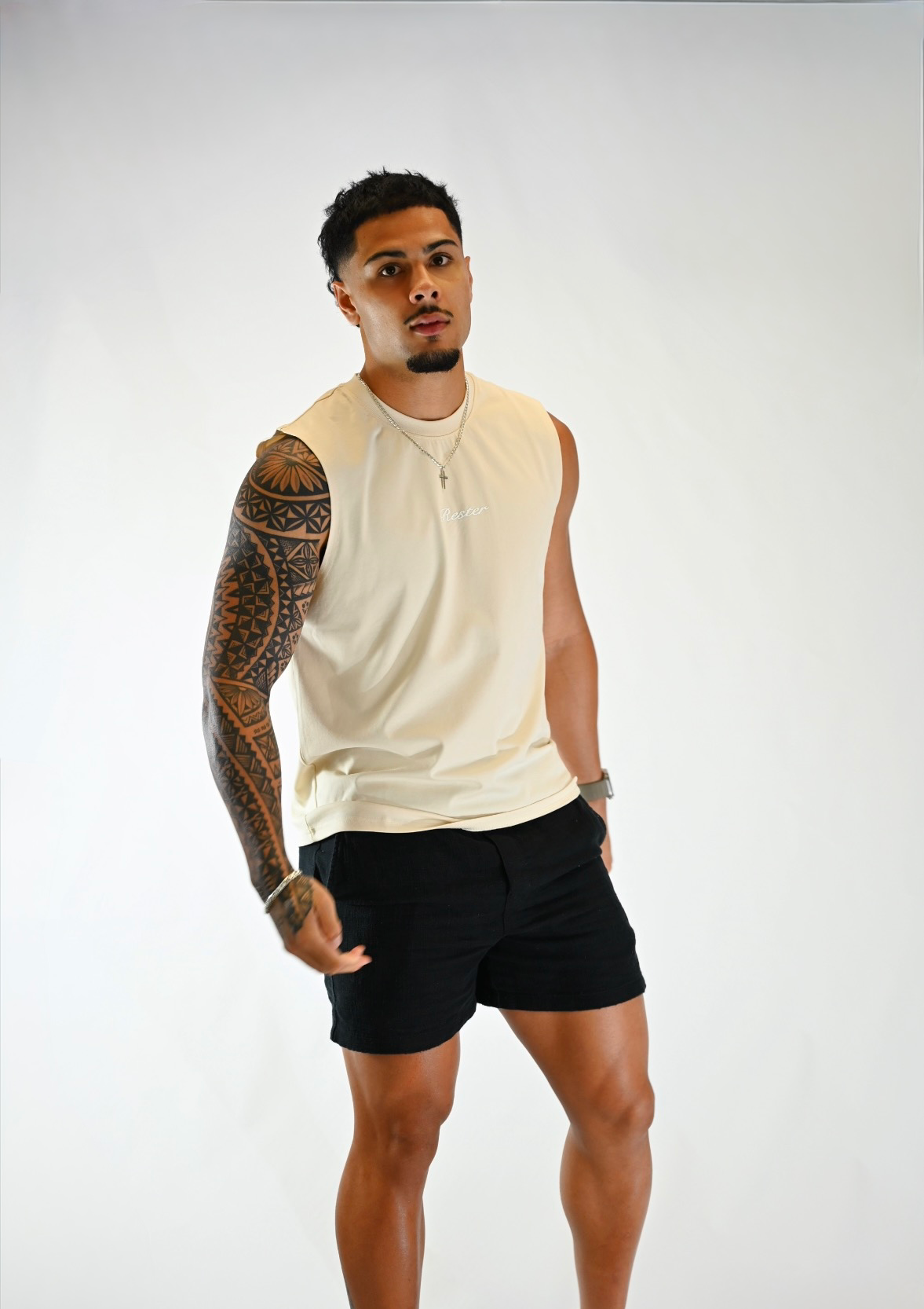 Staple Singlet - Cream
