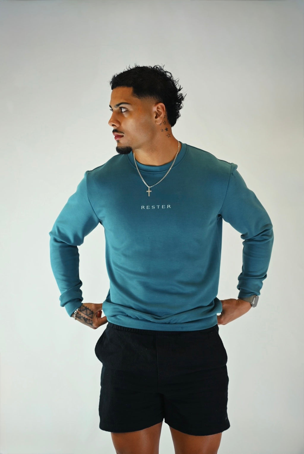 Rester Sweater - Aqua