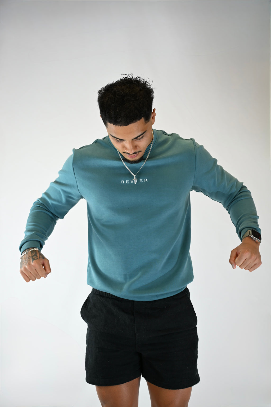 Rester Sweater - Aqua