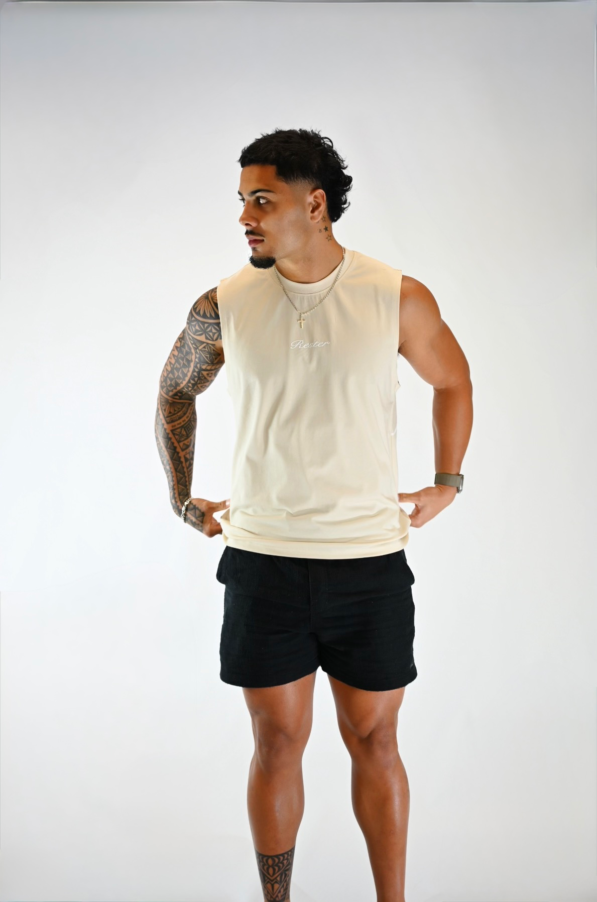 Staple Singlet - Cream