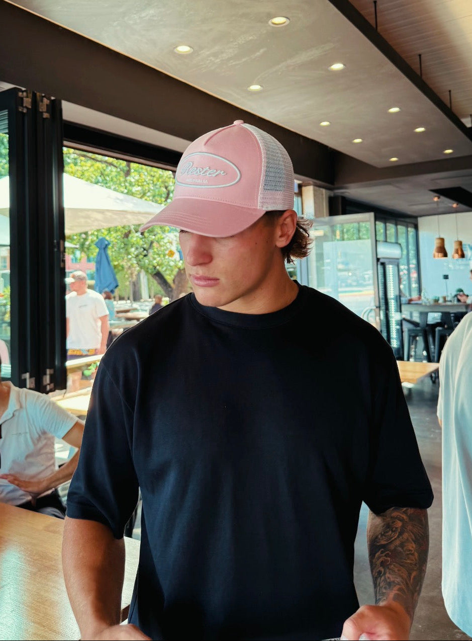 R1 Trucker Hat — Pink