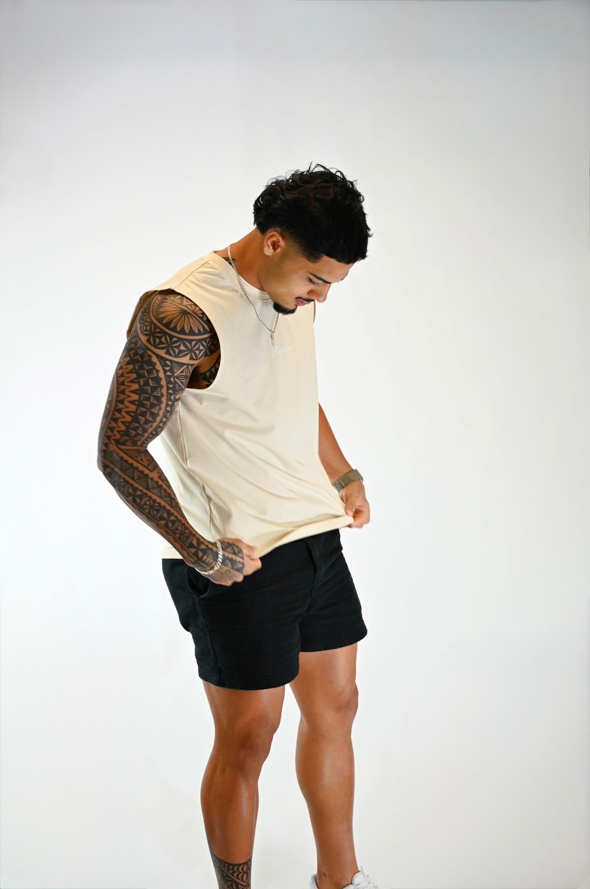 Staple Singlet - Cream